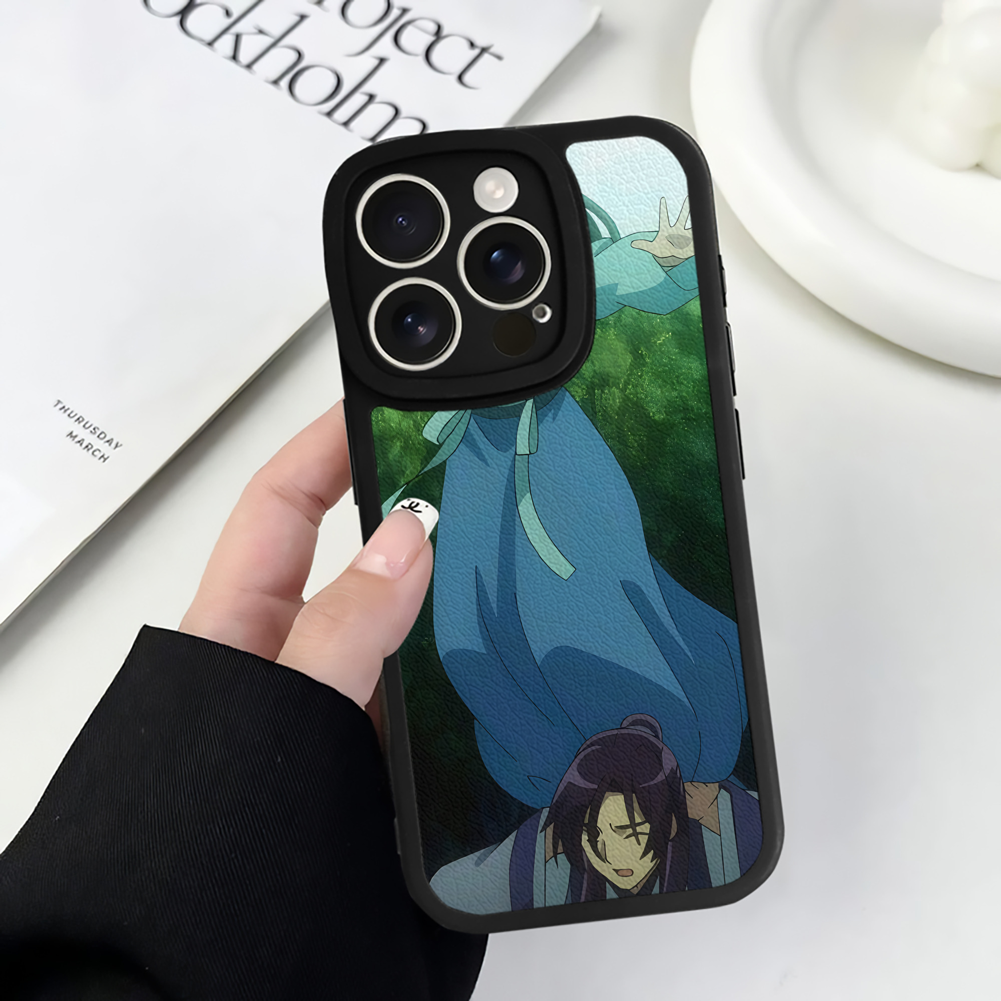 薬屋のひとりごと The Apothecary Diaries 【iPhone 16シリーズ対応】シリコンスマホケース（レザー調） 材質：シリコン